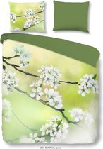 Bettwasche Joyce - 200x200+2-80x80 Good Morning nr.2521 groen - inclusief kussensloop