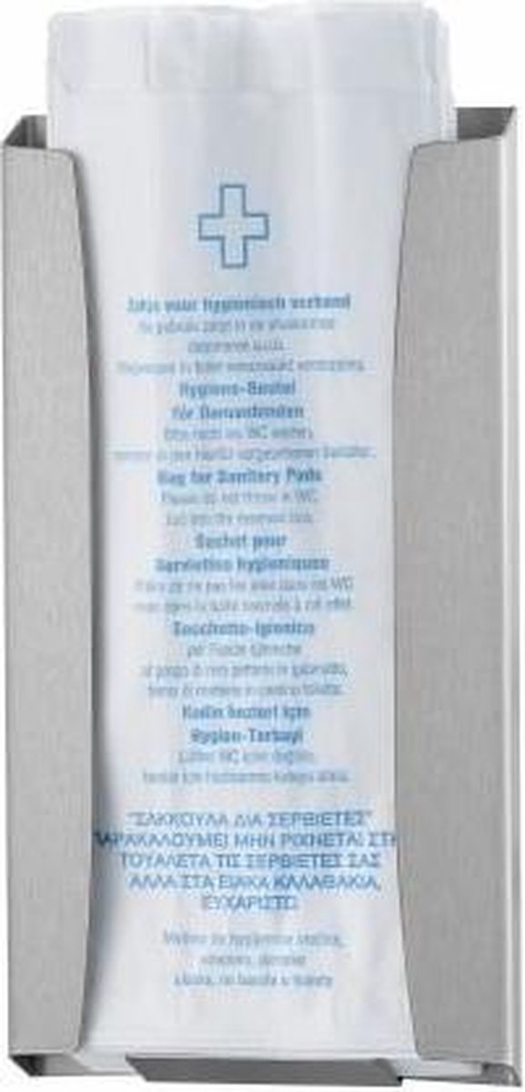 RVS AFP-C hygiënezakjesdispenser voor papieren hygiënezakjes van Wings
