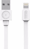 Allocacoc Lightning Kabel voor Apple - 1.5 Meter - Oplaadkabel - Wit