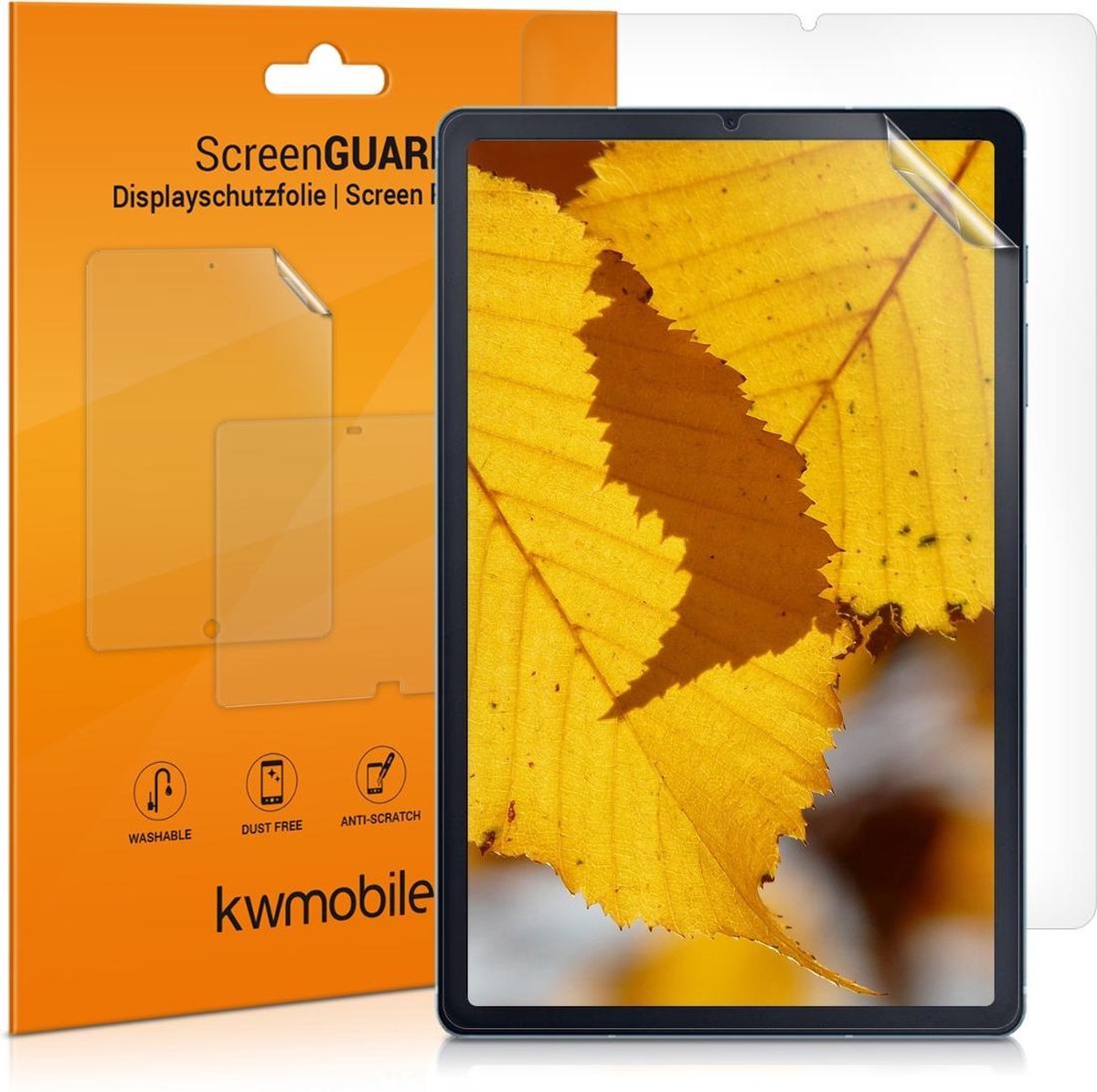 kwmobile 2x beschermfolie geschikt voor Samsung Galaxy Tab S6 Lite (2022) / (2020) - Transparante screenprotector voor tablet