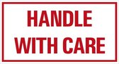 Handle with care sticker, 55 x 30 mm