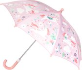 Stephen Joseph - Kleur veranderende paraplu voor meisjes - Eenhoorn - Roze - maat Onesize