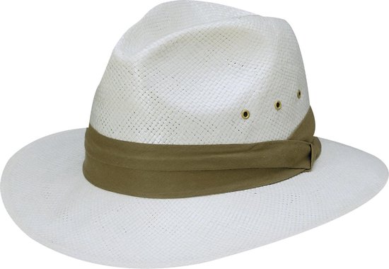 Dorfman Pacific Safari Hoed Heren - Khaki - Maat S (55cm) | bol.com
