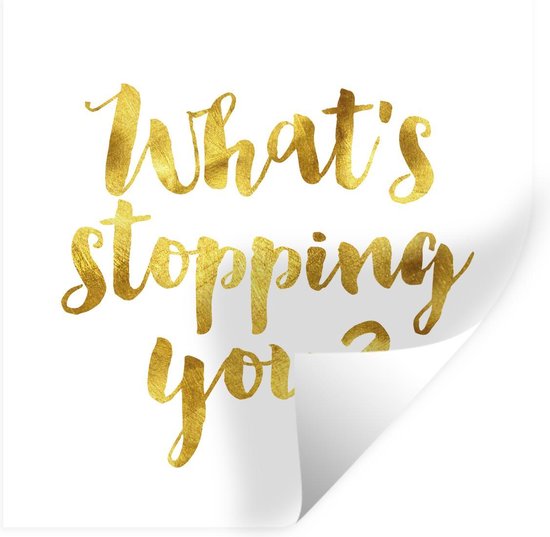 Sticker Muursticker Citations De Motivation Citation De Motivation Qu Est Ce Qui Bol Com