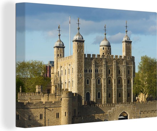 Tower White dans la Tower de Londres 60x40 cm - Tirage photo sur toile (Décoration murale salon / chambre)