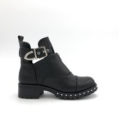 NOVA BOOTS - Maat 38 - Enkellaars - Cut out Boots - Zwart