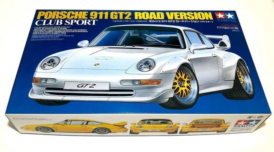 Maquette Tamiya voiture Porsche 911 Turbo 1988 1/24