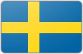 Vlag Zweden - 150 x 225 cm - Polyester