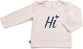 Frogs and Dogs - Shirt Hi - Roze - Maat 62 - Meisjes