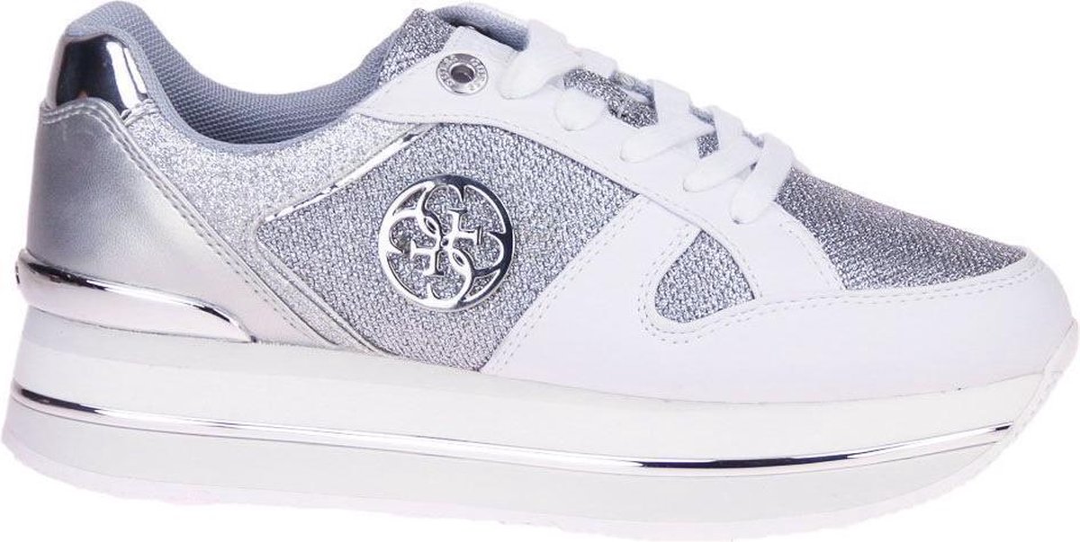 Guess Zilveren Sneaker Glitter | bol.com