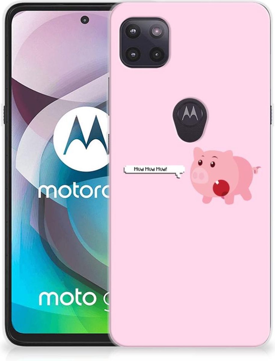 Motorola Moto G 5G Telefoonhoesje met Naam Pig Mud