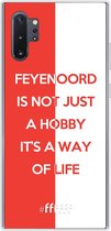 6F hoesje - geschikt voor Samsung Galaxy Note 10 Plus -  Transparant TPU Case - Feyenoord - Way of life #ffffff