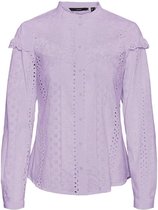 Vero Moda VMNORA L/S SHIRT COLOR Vrouwen Blouse - Maat L