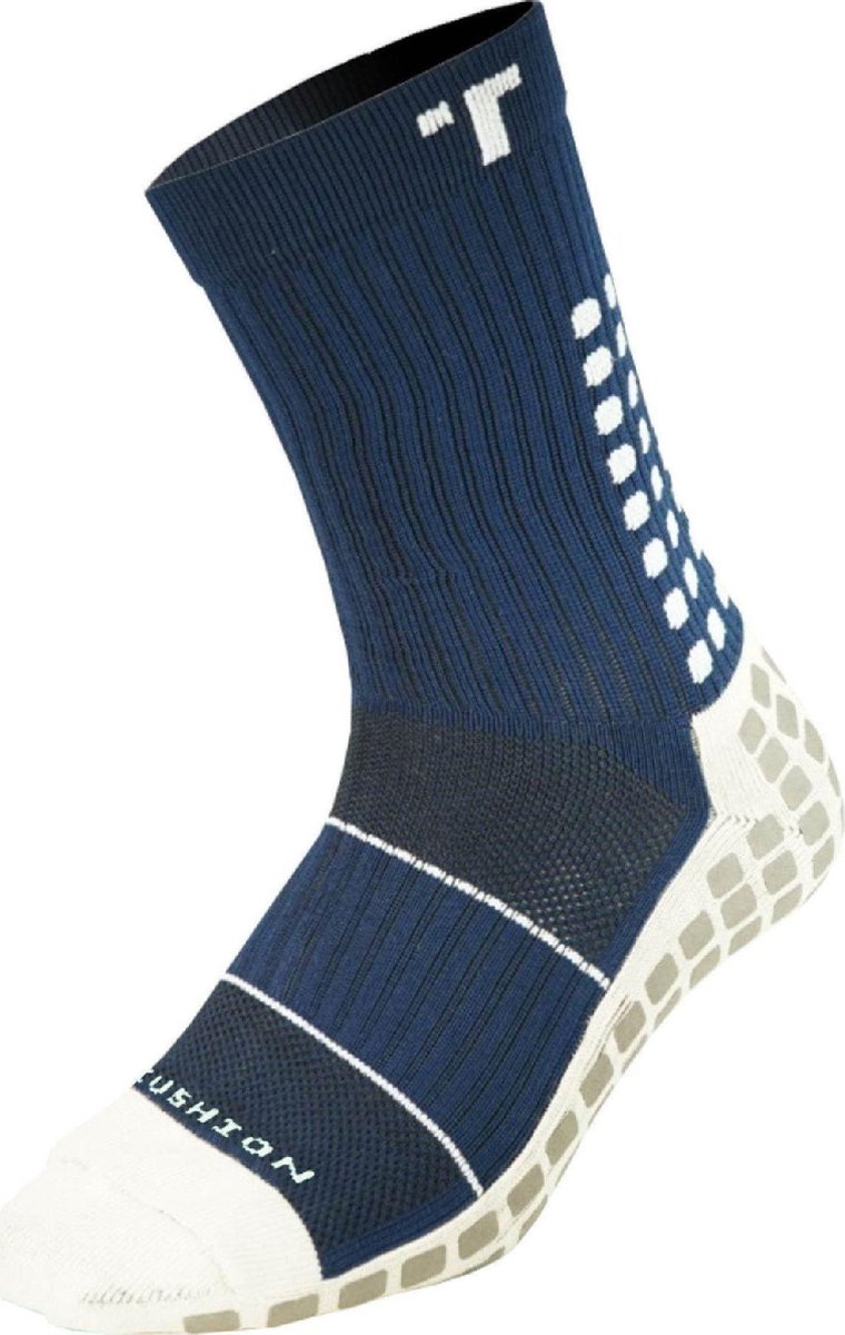 Trusox Mid-Calf Cushion Crew 3.0 Gripsokken - Marine | Maat: 34,5-38,5