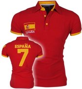 EK Voetbal - Heren Polo - Spanje - Rood