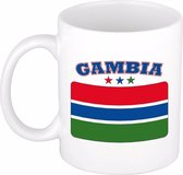 Beker / mok met de Gambiaanse vlag - 300 ml keramiek - Gambia