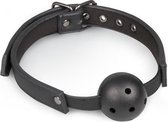 Ball gag met PVC bal - zwart - BDSM - Zweepjes en Knevels - Zwart - Discreet verpakt en bezorgd
