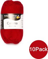 Veritas Schachenmayr Breiwol Catania Klassiek 10-Pack - 100% Katoen Rood