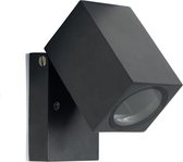 LED Tuinverlichting - Tuinlamp - Oficto Bristo - Wand - GU10 Fitting - Antraciet - Aluminium