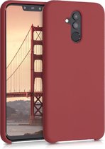 kwmobile telefoonhoesje voor Huawei Mate 20 Lite - Hoesje met siliconen coating - Smartphone case in kastanjebruin