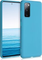 kwmobile telefoonhoesje voor Samsung Galaxy S20 FE - Hoesje voor smartphone - Back cover in ijsblauw