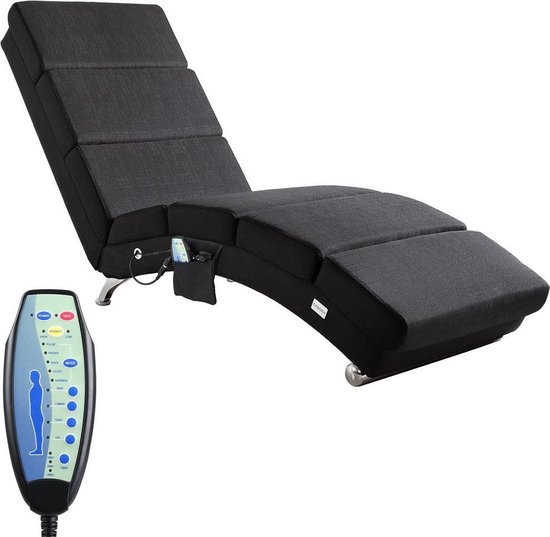 Casaria Lounger met massage- & verwarmingsfunctie INCLUSIEF  afstandsbediening | bol.com