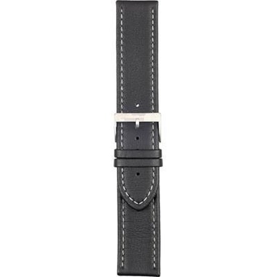 Morellato Horlogebandje - Morellato horlogeband U2195 Tipo Locman - leer - Zwart - bandbreedte 24.00 mm