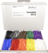 Kabelbinders 2,5 x 100mm   -  10 kleurenset