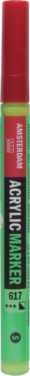 Amsterdam Markers 2 mm Geelgroen 617