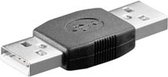 Delock - USB 2.0 A - A koppelstuk - Zwart