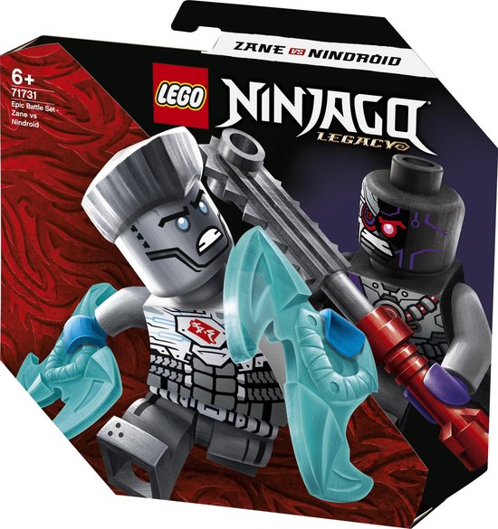 LEGO NINJAGO 71731 Set de bataille épique - Zane contre Nindroïde | bol.com