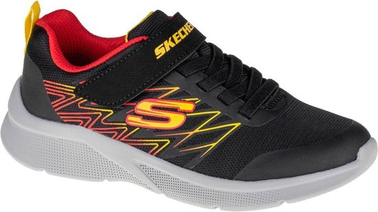 Skechers Microspec Texlor 403770L-BKRD, Kinderen, Zwart, Sneakers, maat: 28  EU | bol.com