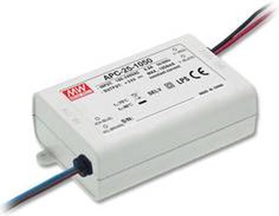Mean Well APC-25-500 LED-driver Constante stroomsterkte 25.2 W 0.5 A 15 - 50 V/DC Niet dimbaar, Overbelastingsbeschermi