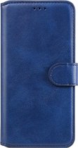 Voor Samsung Galaxy M51 klassieke kalfsstructuur PU + TPU horizontale flip lederen tas, met houder en kaartsleuven en portemonnee (blauw)