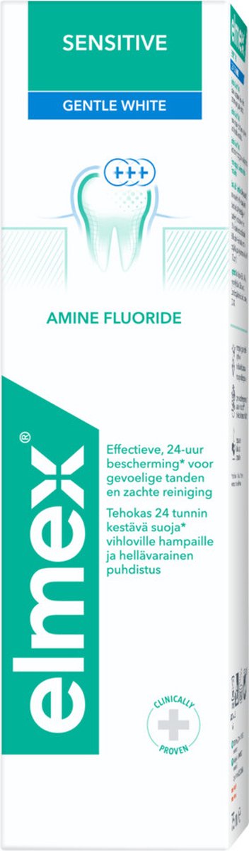 12x Elmex Tandpasta Sensitive Whitening 75 ml
