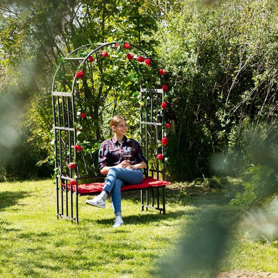 Sandiyago Grondankers Voor Rozenbogen – 6 Stuks, U-vorm, 30 X 2,9 X 2,1 Cm, Zwart, Gelegeerd Staal, Geschikt Voor Bogen, Waterleidingen En Feestdecoratie