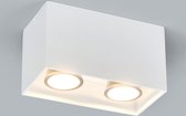 Arcchio - plafondlamp - 2 lichts - Aluminium - H: 9.5 cm - GU10 - wit
