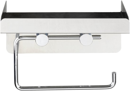Wenko Toiletrolhouder 16 X 12,5 X 11,5 Cm Rvs Zilver