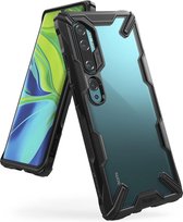 Ringke Fusion X Backcover Xiaomi Mi Note 10 (Pro) hoesje - Zwart