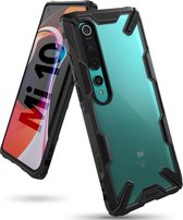 Ringke Fusion X Backcover Xiaomi Mi 10 (Pro) hoesje - Zwart