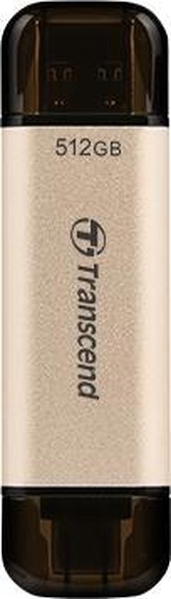 Transcend JetFlash 930C USB-stick 512 GB USB 3.2 Gen 1, USB-C Goud TS512GJF930C