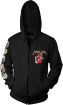 Metallica Vest met capuchon -L- Heart Explosive Zwart