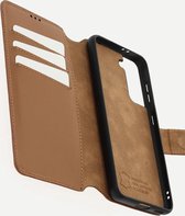 Minim 2-in-1 Samsung Galaxy S21 Hoesje Book Case en Back Cover Bruin