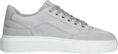 Manfield - Dames - Grijze suède sneakers - Maat 38