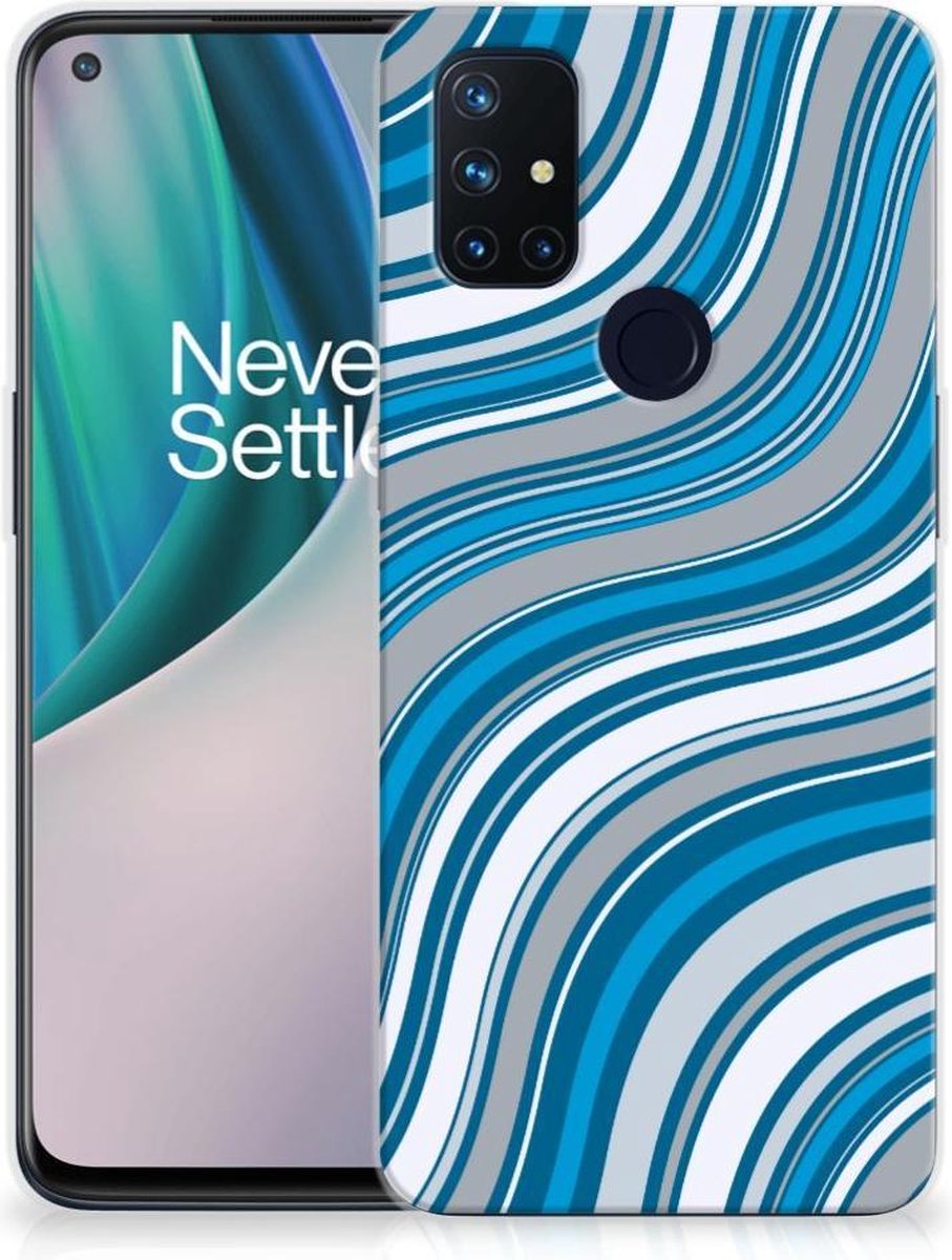 OnePlus Nord N10 5G TPU bumper Waves Blue