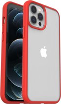 OtterBox React case voor iPhone 12 Pro Max - Transparant/Rood
