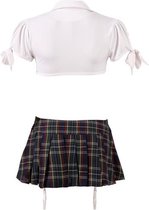 Schoolmeisjes Uniform - XL - Wit - Sexy Lingerie & Kleding - Lingerie Dames -  Dames Lingerie - Kostuums