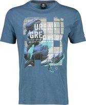 Lerros Korte mouw T-shirt - 2133040 452 FADED BLUE (Maat: L)