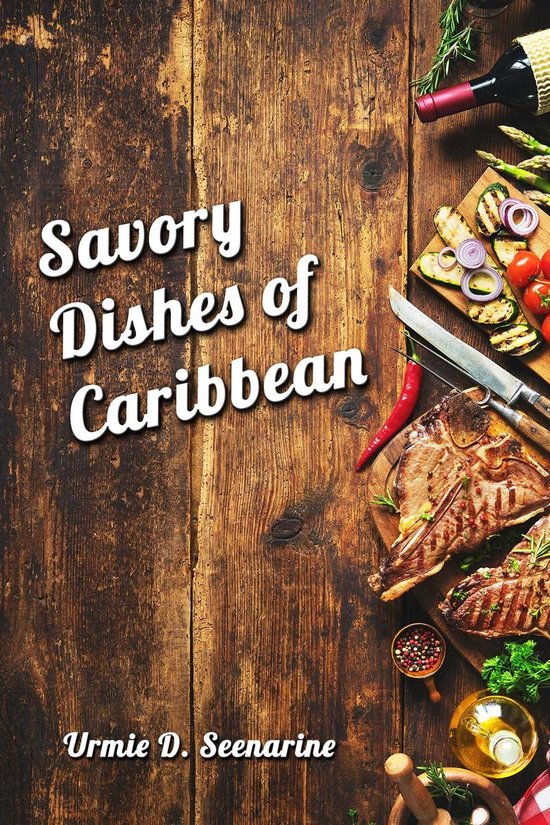 Savory dishes of Caribbean - cover