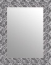 Spiegel Roestig Zilver 52x102 cm – Gwen – Duurzame spiegel zilveren lijst – Zilveren Wandspiegel 
 – wand spiegels – Perfecthomeshop